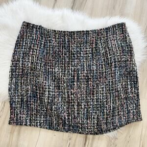 City Chic plus size Multicolor Tweed Mini Skirt Plus Size 18 e781